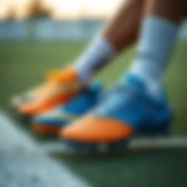 Comparison of various small cleats styles and colors