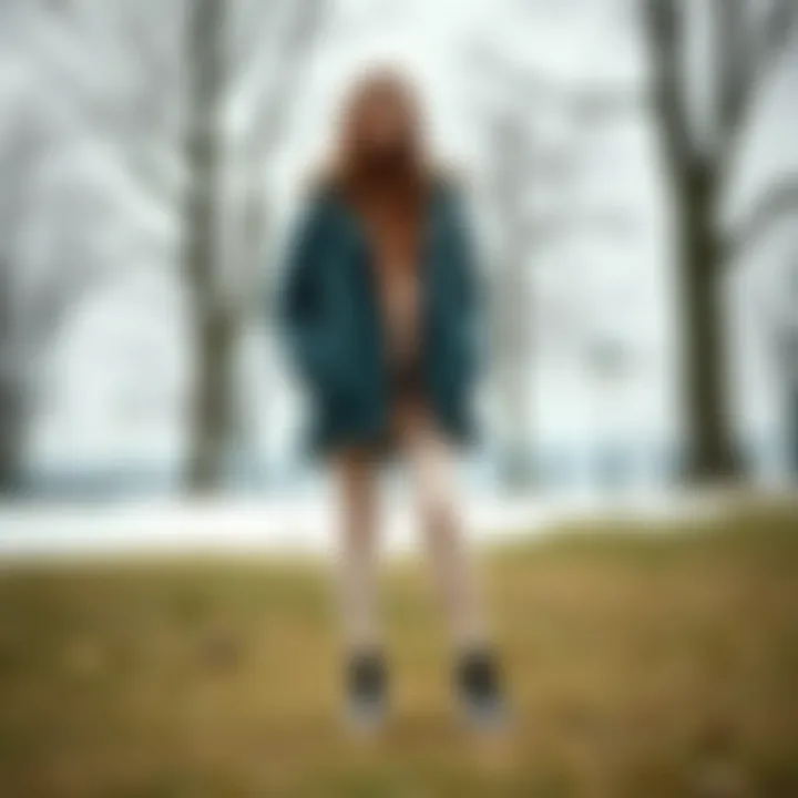 Fashionable winter outfit complemented by Vicco shoes.