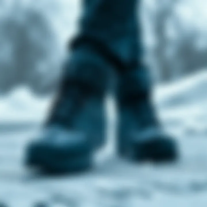 Elegant winter footwear showcasing both style and functionality.