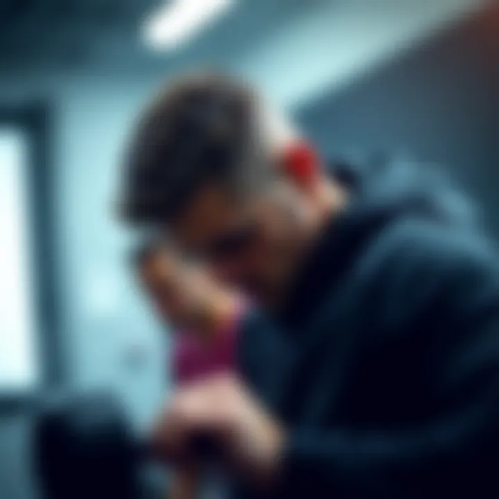 High-Intensity Workout Insights A person engaging in high-intensity workout