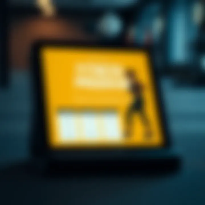 Personalized fitness program on a digital device